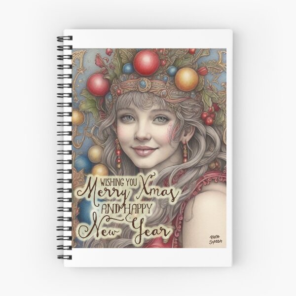 Item preview,  Merry Xmas and Happy New Year; Fantasy; designed and sold by StickerApe.