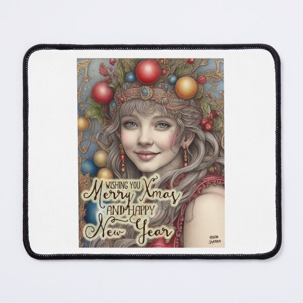 Item preview, Merry Xmas and Happy New Year; Fantasy; designed and sold by StickerApe.