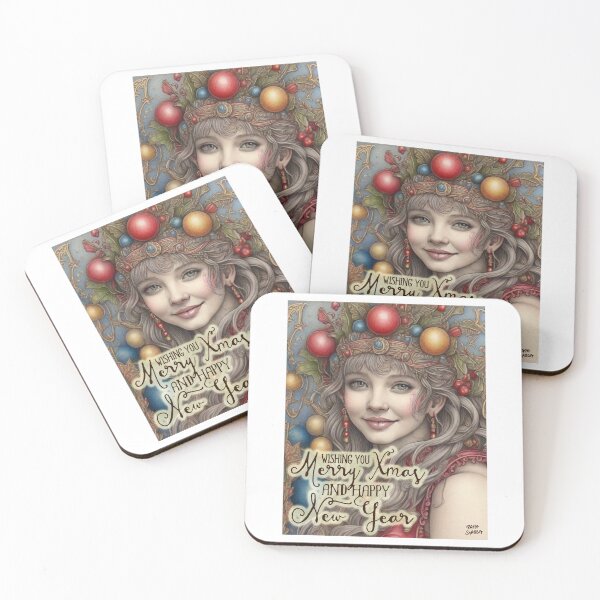 Item preview,  Merry Xmas and Happy New Year; Fantasy; designed and sold by StickerApe.