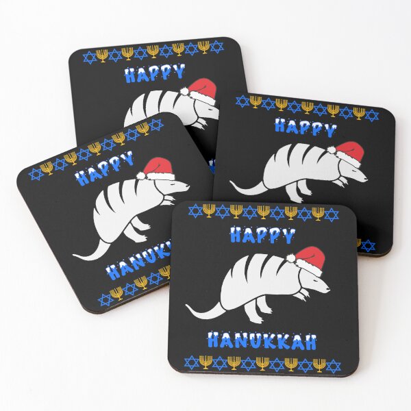 Item preview, Happy Hanukkah Santa's Armadillo designed and sold by PapaMikeCrafts.