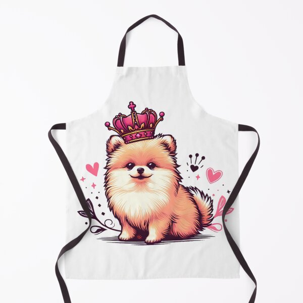 Item preview, Pomeranian wearing a crown designed and sold by ShounenGifts.