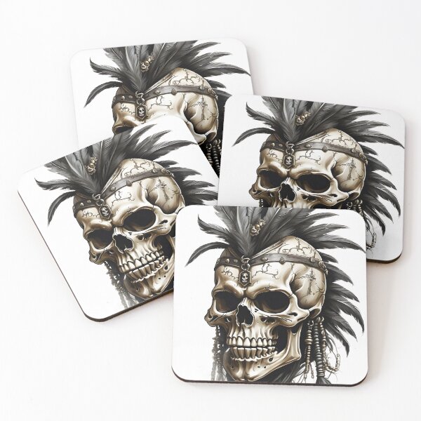 Item preview, Jolly Roger skull with Mohawk designed and sold by RAILGUNWII.