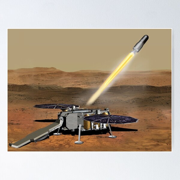 Item preview, STK204865S-Concept of how the Mars Ascent Vehicle could be launched from the surface of Mars. designed and sold by StocktrekImages.