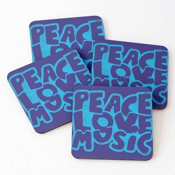 Item preview, Peace Love and Music designed and sold by labelia.