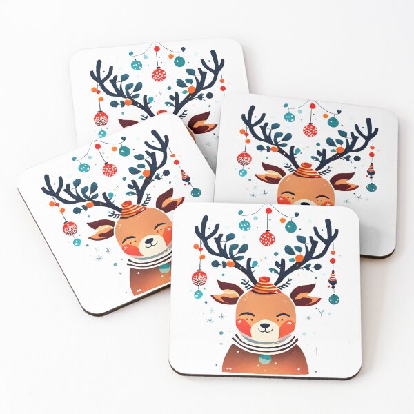 Item preview, Festive Reindeer Delight - Christmas Holiday Design designed and sold by FOCorps.