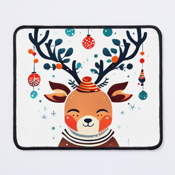 Item preview, Festive Reindeer Delight - Christmas Holiday Design designed and sold by FOCorps.