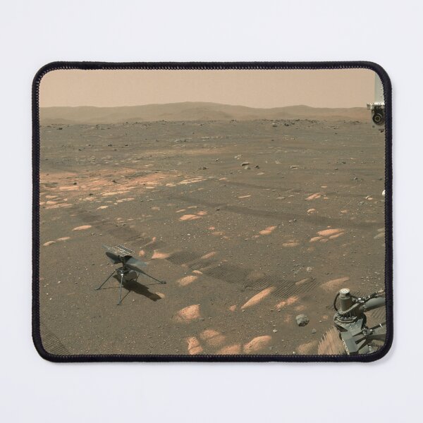 Item preview, STK204866S-Self-portrait of the Mars Perseverance rover with the Ingenuity helicopter. designed and sold by StocktrekImages.