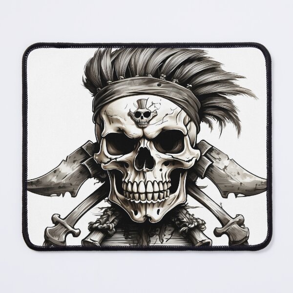 Item preview, Jolly Roger skull with Mohawk designed and sold by RAILGUNWII.