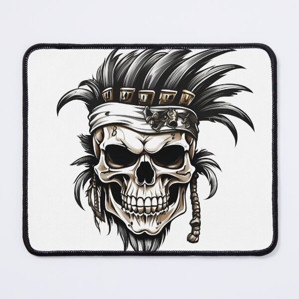 Item preview, Jolly Roger skull with Mohawk designed and sold by RAILGUNWII.