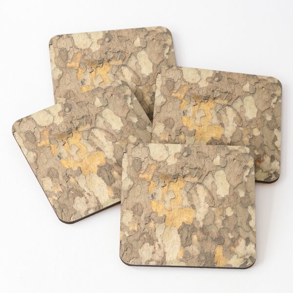 Item preview, Beauty of Tree Bark - Distinctive Markings Patchwork of a Sycamore Tree designed and sold by Georgia Mizuleva.
