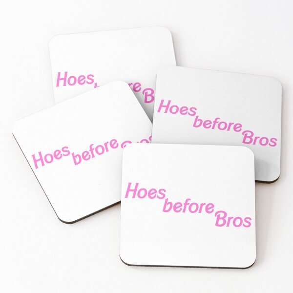 Item preview, Hoes Before Bros | Pink text design designed and sold by ProdbyNiECO.
