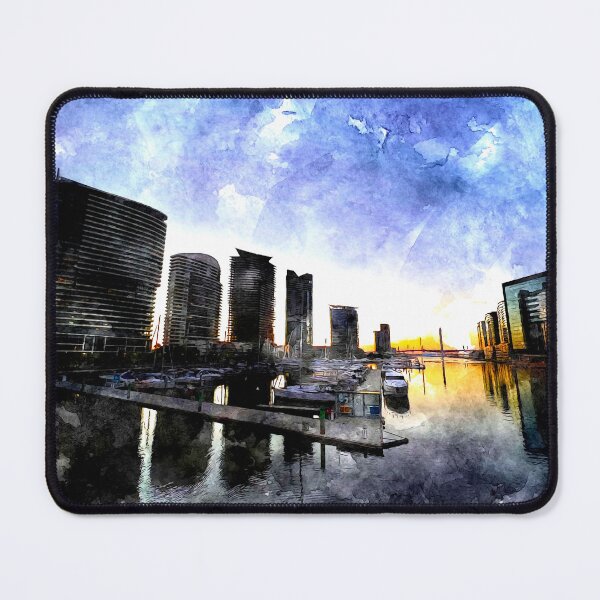 Item preview, The Docklands at Sunset designed and sold by SoshanaC.