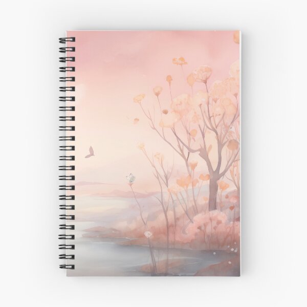 Item preview, watercolor painting sunset in the forest random tones background paper simple scene dreamy designed and sold by hAITHAM1985.
