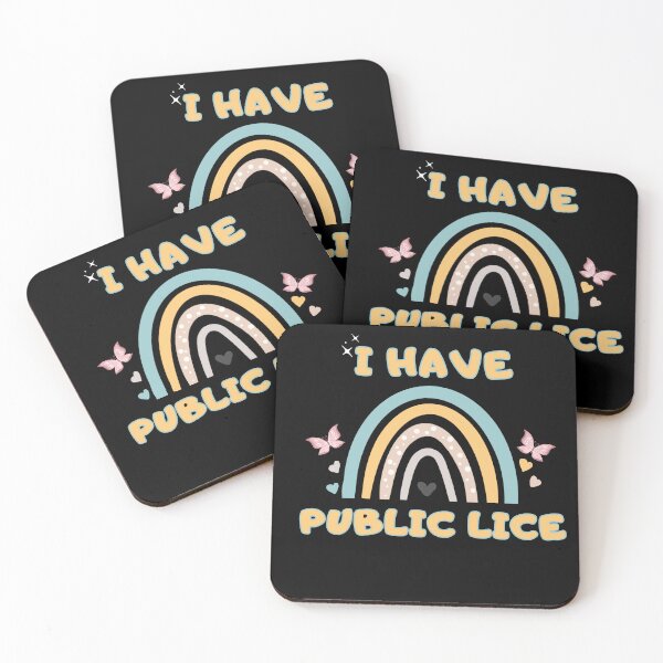 Item preview, I Have Public Lice designed and sold by FreshArtFusion.