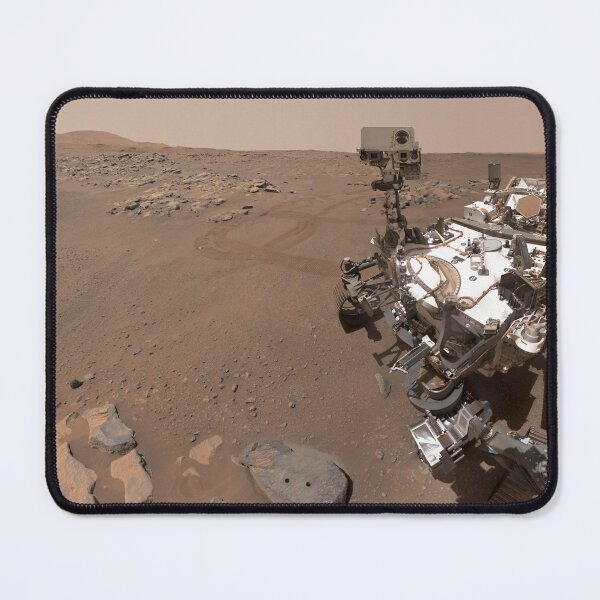 Item preview, STK204868S-Self-portrait of the Perseverance Mars rover over a rock. designed and sold by StocktrekImages.