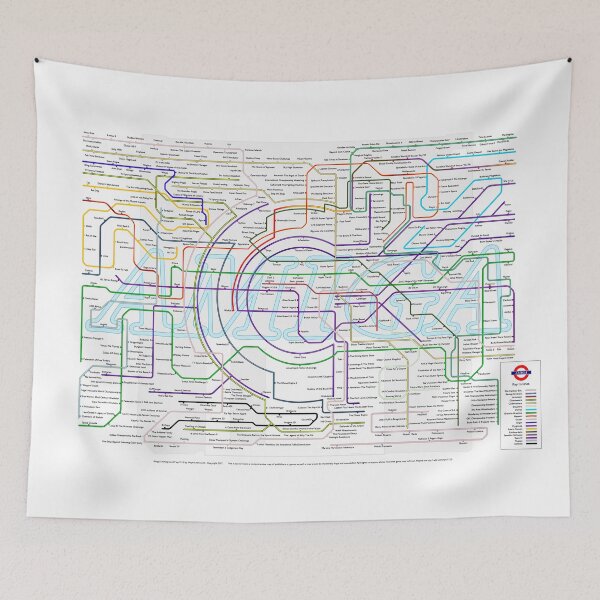 Item preview, Amiga Underground Map designed and sold by Wayne Ashworth.