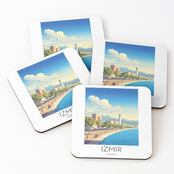 Item preview, A Pop Art Travel Print of Izmir - Turkey designed and sold by StudioRedKoala.