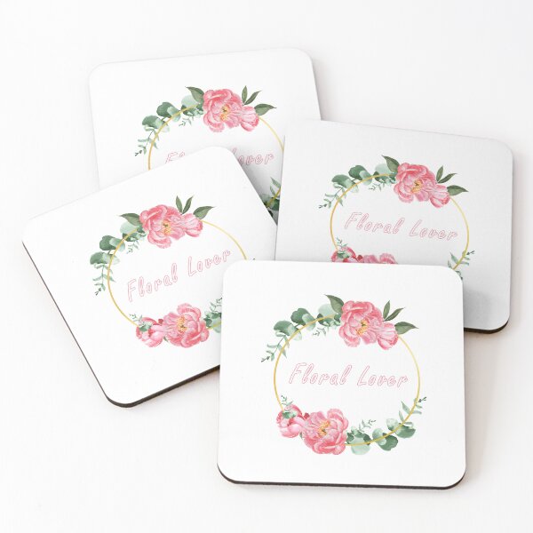 Item preview, Floral Golden Frame | Flower lovers designed and sold by ArtCornerStudio.