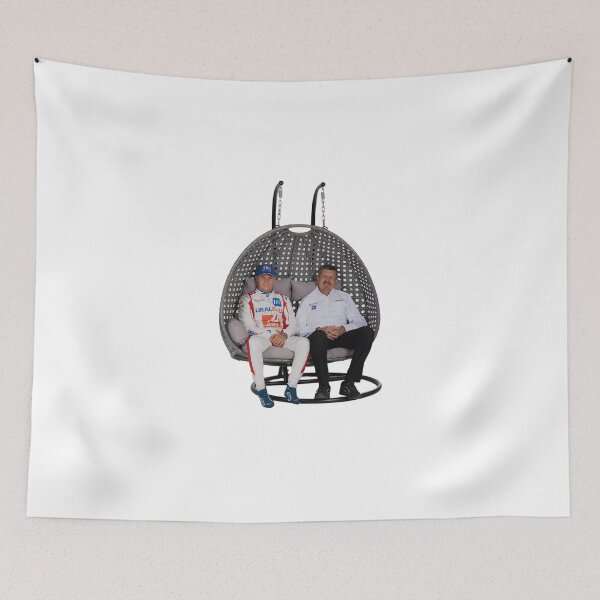 Item preview, Schumacher & Steiner in a hanging chair designed and sold by RacerFan.