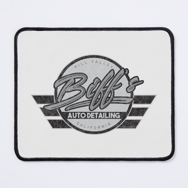 Item preview, Biff's Auto Detailing in Distressed Grey. Back To The Future Movie designed and sold by PrintStopStudio.
