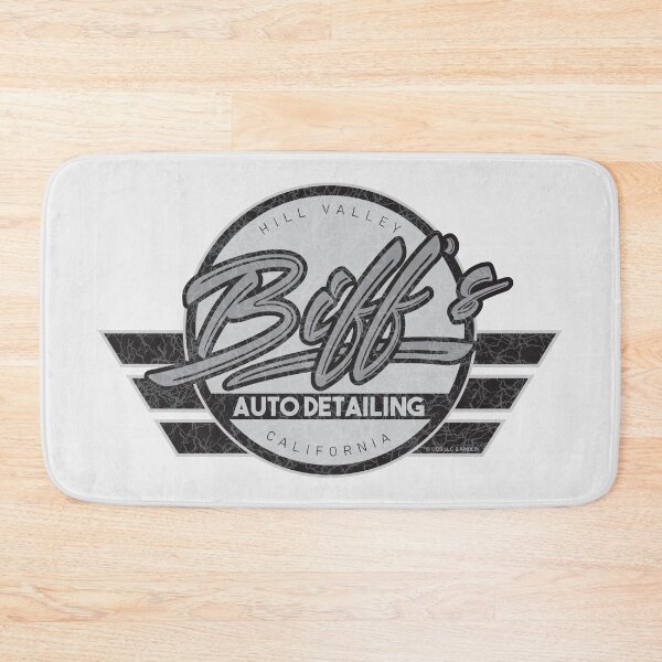 Item preview, Biff's Auto Detailing in Distressed Grey. Back To The Future Movie designed and sold by PrintStopStudio.