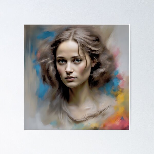 Item preview, Alicia Vikander sourronded by soft colors designed and sold by bogfl.