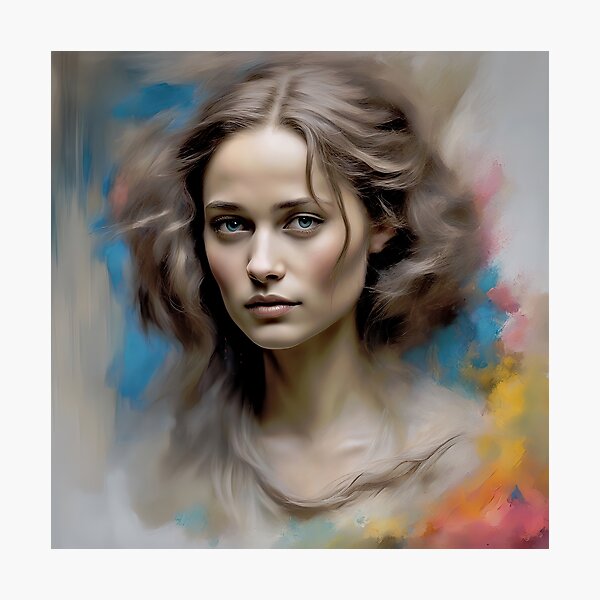 Item preview, Alicia Vikander sourronded by soft colors designed and sold by bogfl.