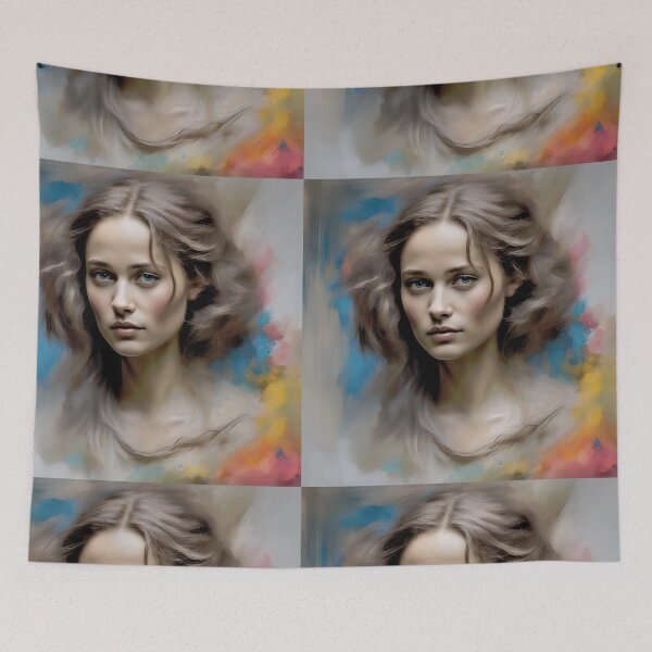 Item preview, Alicia Vikander sourronded by soft colors designed and sold by bogfl.