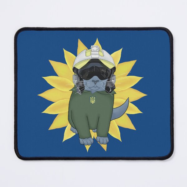 Item preview, Pilot cat.Ghost of Kyiv.Best Cat. designed and sold by KateQR.