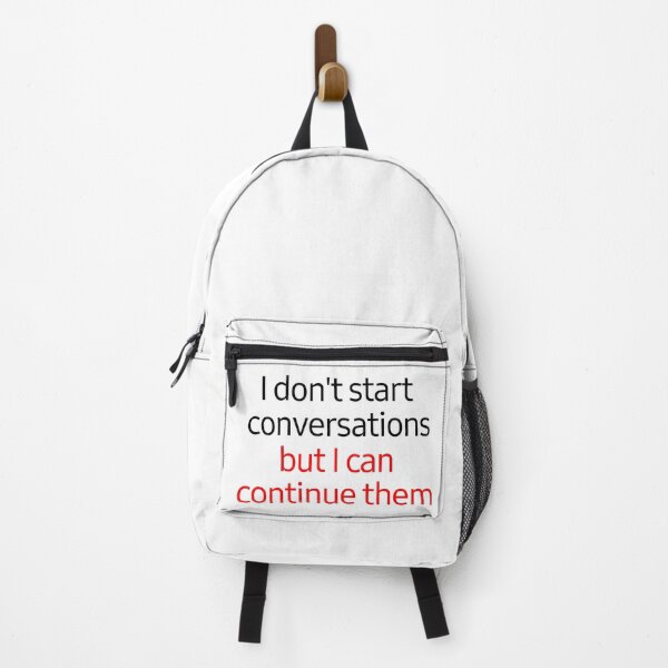 Item preview, I don't start conversations designed and sold by Silver-Cleo.