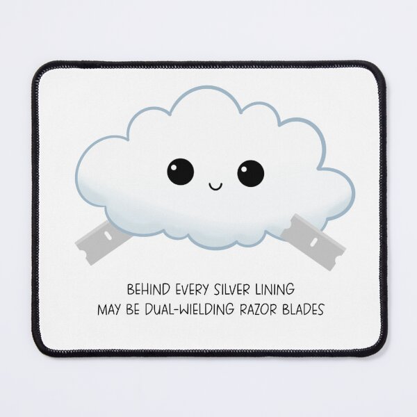 Item preview, Happy Cloud With Razor Blades designed and sold by HappyShiitake.