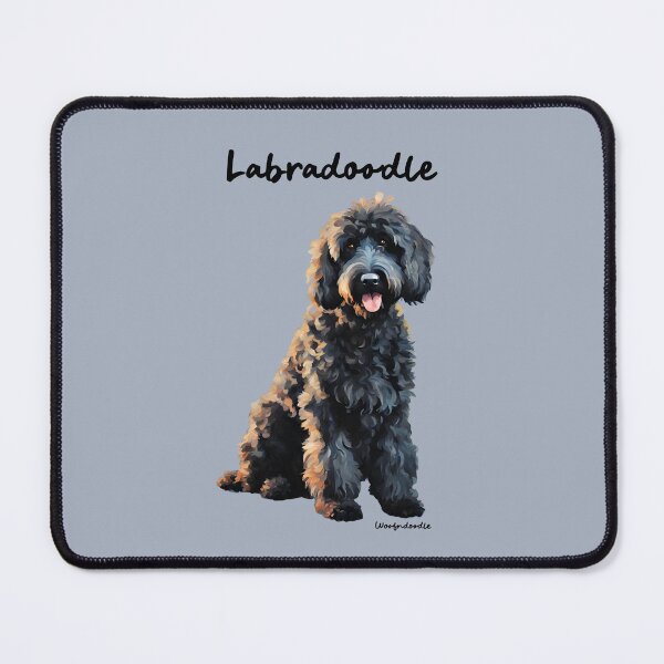 Item preview, Black Labradoodle Doodle Dog designed and sold by Happy Dog Doodles.