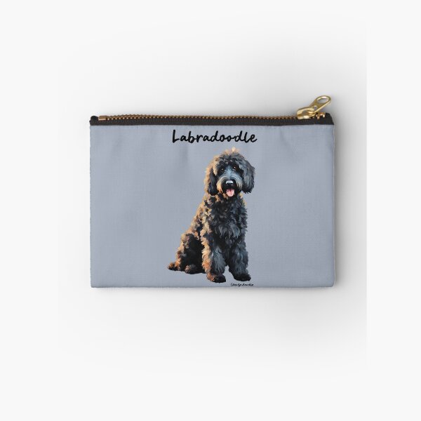 Item preview, Black Labradoodle Doodle Dog designed and sold by Happy Dog Doodles.