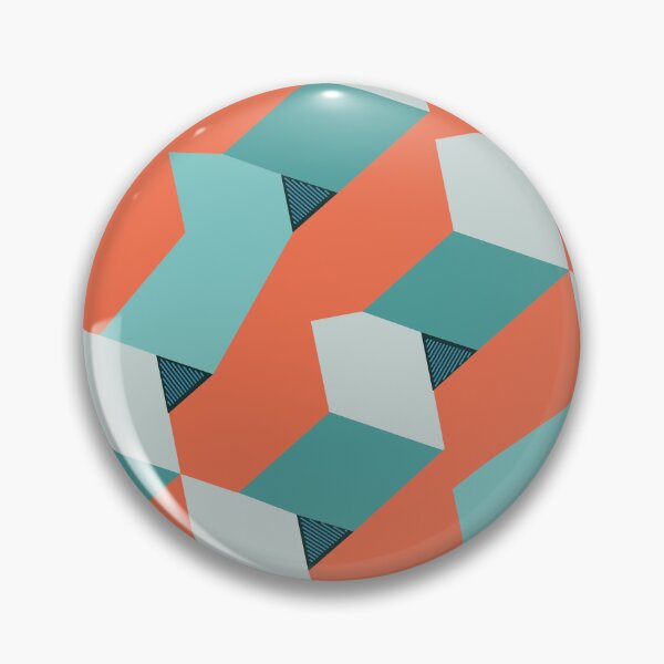 Item preview, Vibrant Geometric Harmony in Orange, Sage, and Green designed and sold by elliebart.