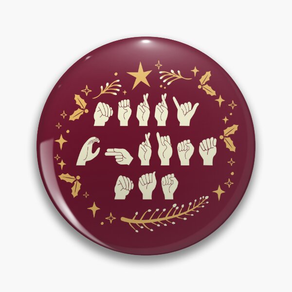Item preview, Merry Christmas - ASL American Sign Language V designed and sold by Lemon Pepper.