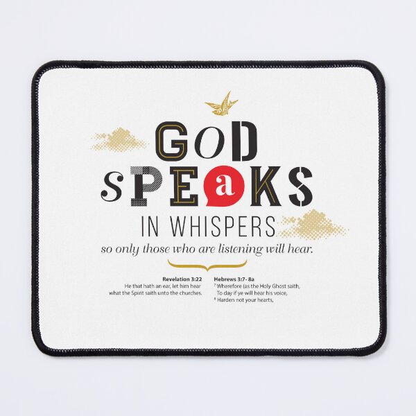 Item preview, God Speaks In Whispers Design designed and sold by SAVEUSWOW.