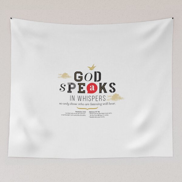Item preview, God Speaks In Whispers Design designed and sold by SAVEUSWOW.