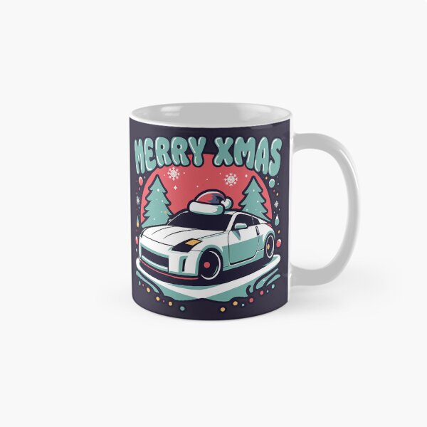 Item preview, White 350Z Merry Christmas Edition designed and sold by GabDesignsStuff.