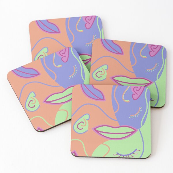 Item preview, Mixed Media Lips, ears and eyelids Minimalistic colorful designed and sold by Anton Repetto.