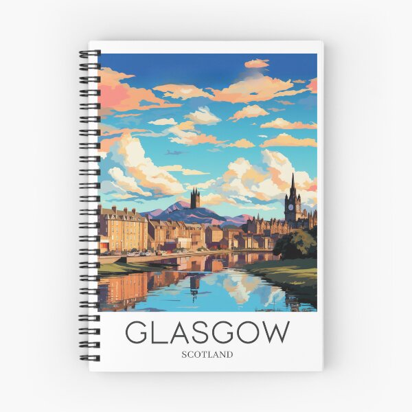 Item preview, A Pop Art Travel Print of Glasgow - Scotland designed and sold by StudioRedKoala.