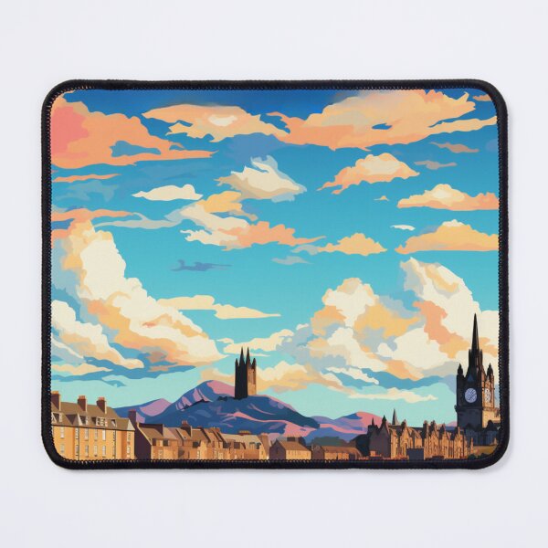 Item preview, A Pop Art Travel Print of Glasgow - Scotland designed and sold by StudioRedKoala.