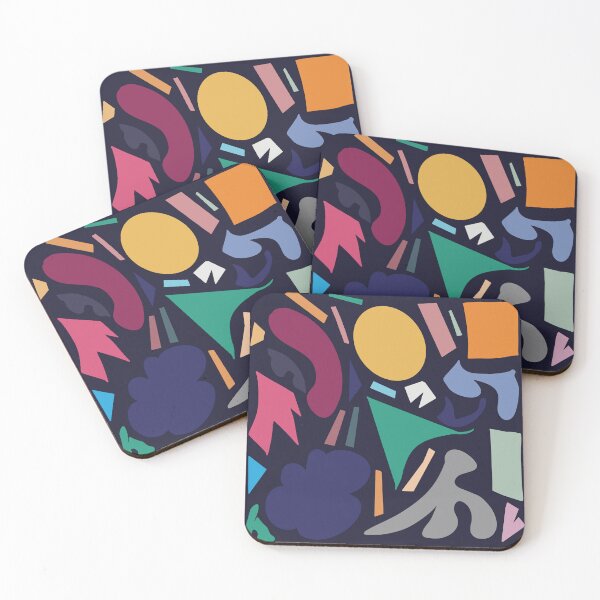 Item preview, Matisse-Inspired Play of Colourful Abstract Shapes designed and sold by elliebart.
