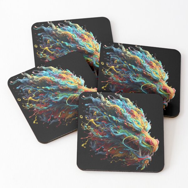 Item preview, Dragon Splatter Portrait designed and sold by fatbanana.