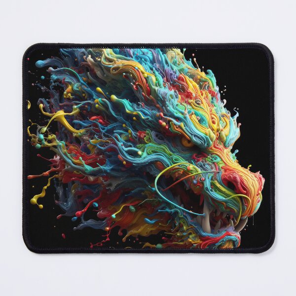 Item preview, Dragon Splatter Portrait designed and sold by fatbanana.