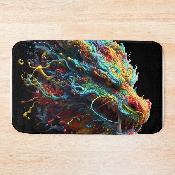 Item preview, Dragon Splatter Portrait designed and sold by fatbanana.