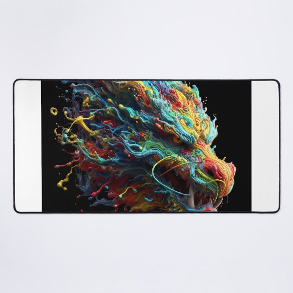 Item preview, Dragon Splatter Portrait designed and sold by fatbanana.