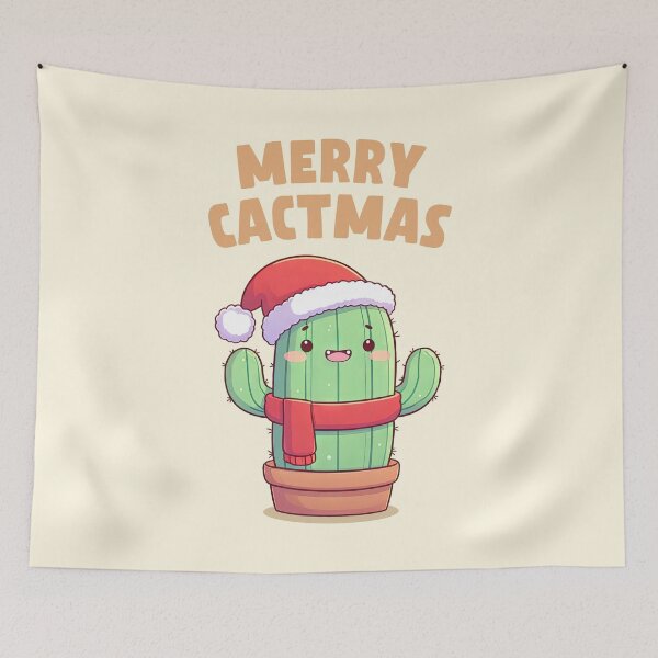 Item preview, Merry Cactmas Christmas Cactus designed and sold by KAI-Studio.