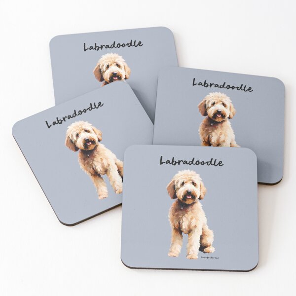 Item preview, Blonde Labradoodle Doodle Dog designed and sold by Happy Dog Doodles.