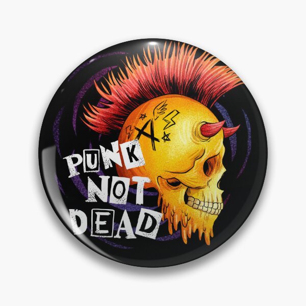 Item preview, Punk Skull with Mohawk designed and sold by HrishiStore.