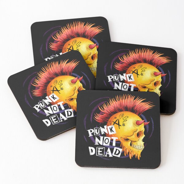 Item preview, Punk Skull with Mohawk designed and sold by HrishiStore.